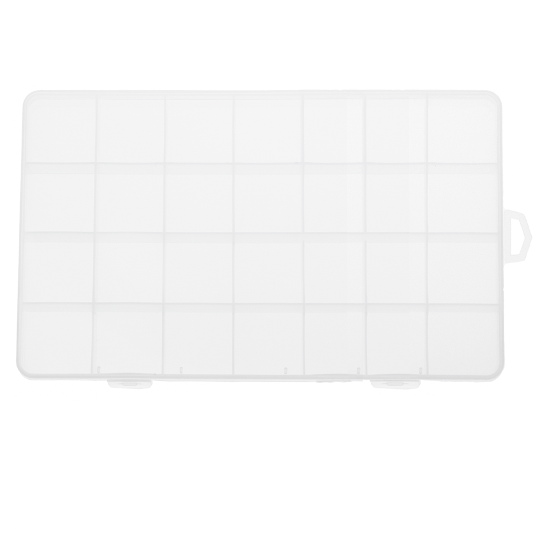 Plastic Bead Organizer Container, 34.5cm x 21.5cm, 28 Compartments, 1 pc