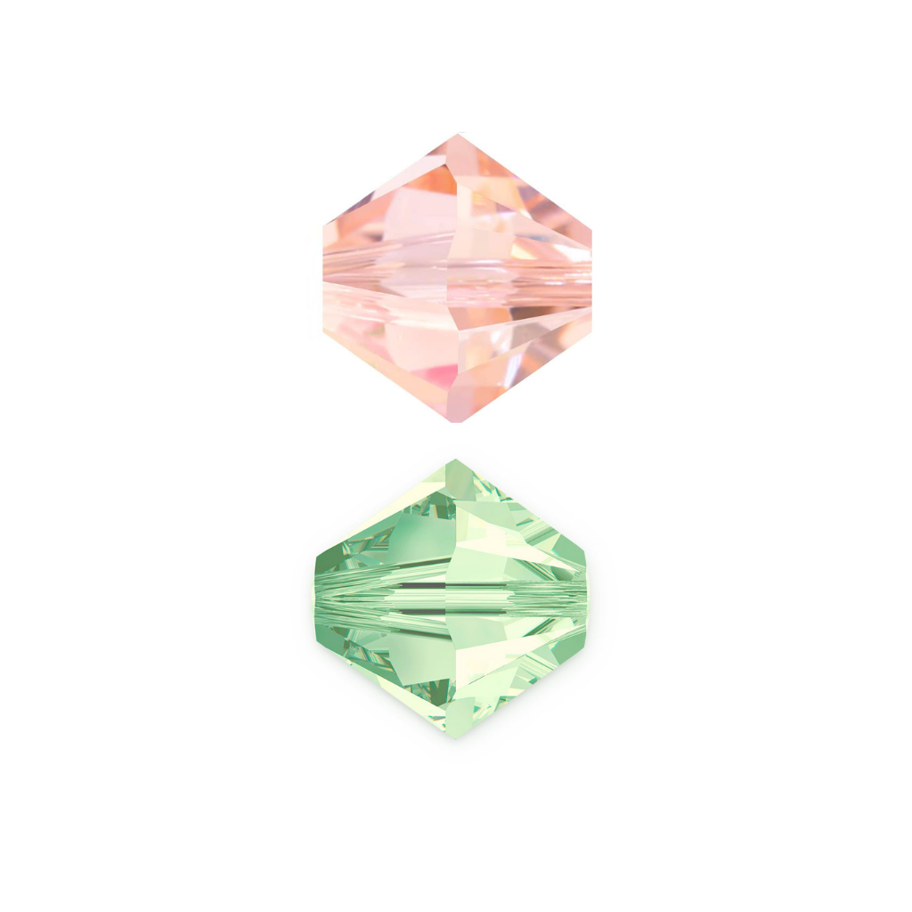 Swarovski Crystal Beads, Xilion Bicone (5328), Colour-Changing Crystals, Available in Multiple Sizes & Colours