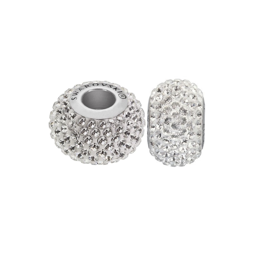 Swarovski Beads, BeCharmed (80101), Pave, 14mm, Available in 2 Colours, 1 pcs per bag