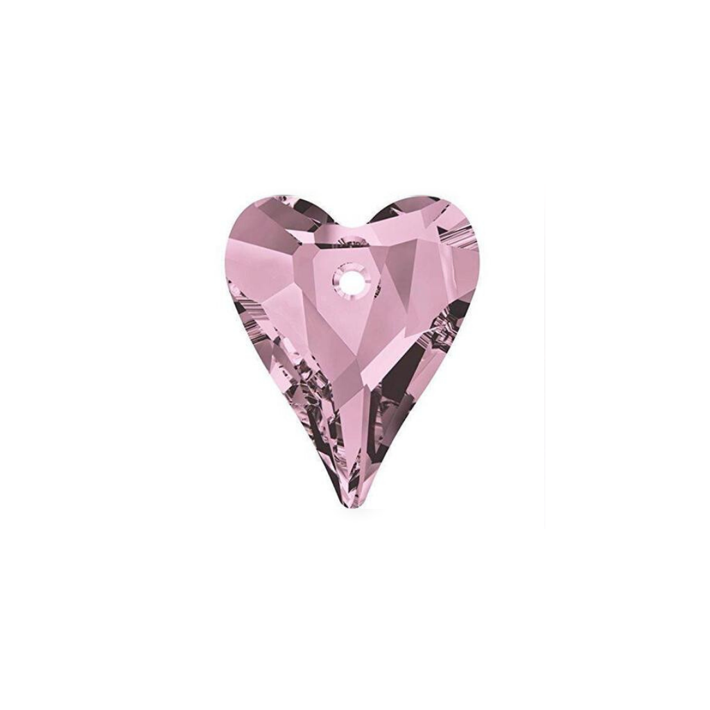 Swarovski Pendants, Wild Heart (6240), 27mm x 22mm, 1 pc per bag, Available in 5 Colours
