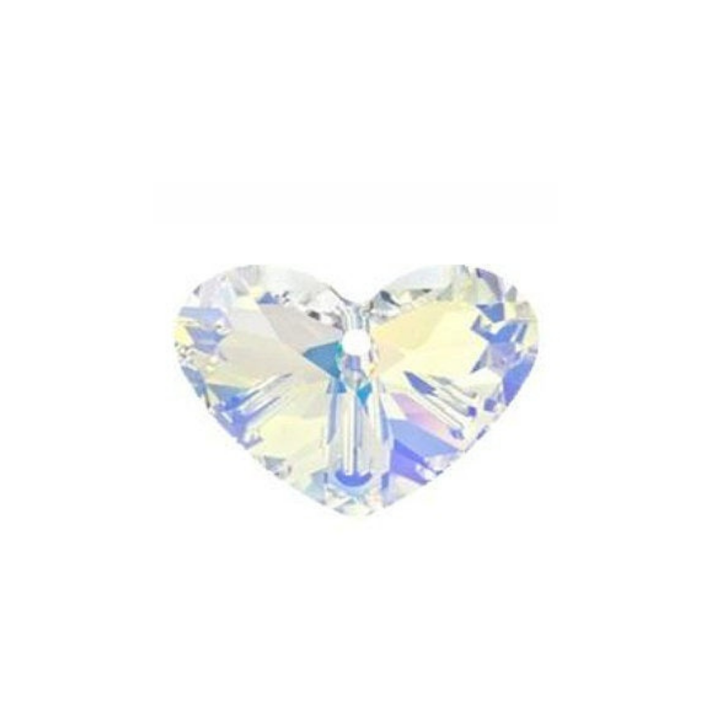 Swarovski Pendants, Crazy 4 U Heart (6260), 17mm x 12mm, 1 pc per bag