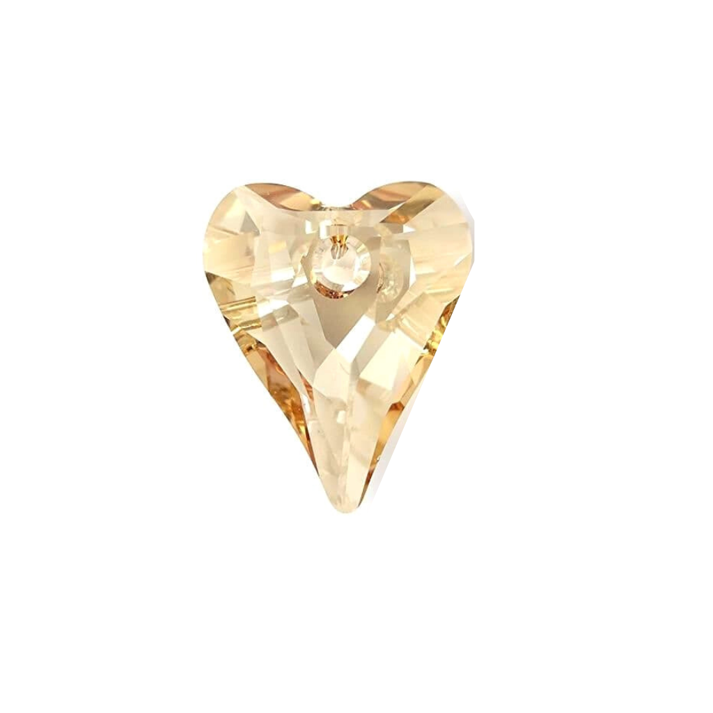 Swarovski Pendants, Wild Heart (6240), 12mm x 10mm, 6 pcs per bag, Available in 5 Colours