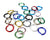 Jump Rings, HyperLynks Anodized Aluminum Round Wire, 16g AWG 3/8", 100pcs