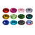 Cabachons, Glass Rhinestone, Oval, Sold Per pkg of 2, Available in Multiple Colours and Sizes