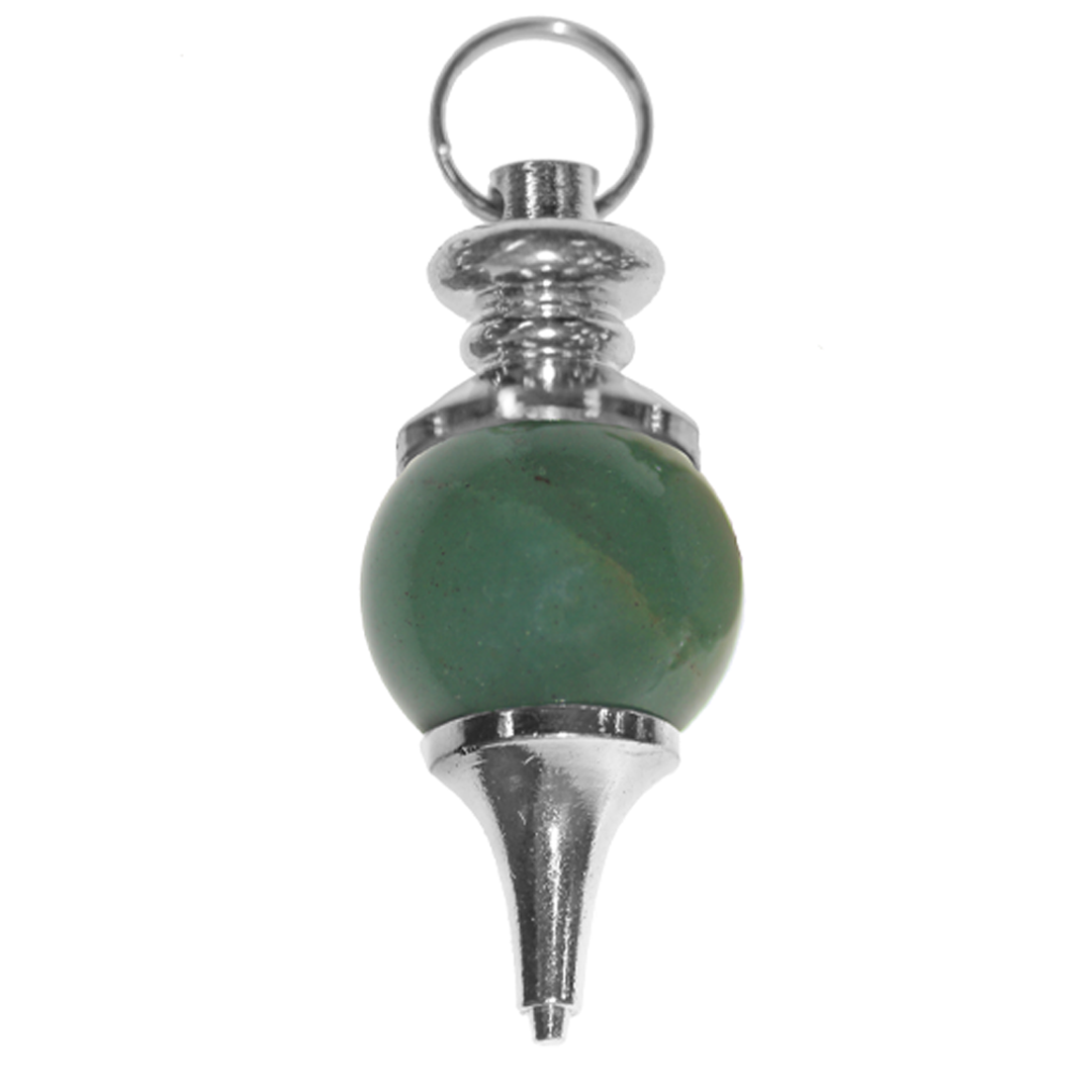 Sephoroton Pendulum, 40mm x 18mm, Available in Multiple Semi-Precious Stones - 1 pc
