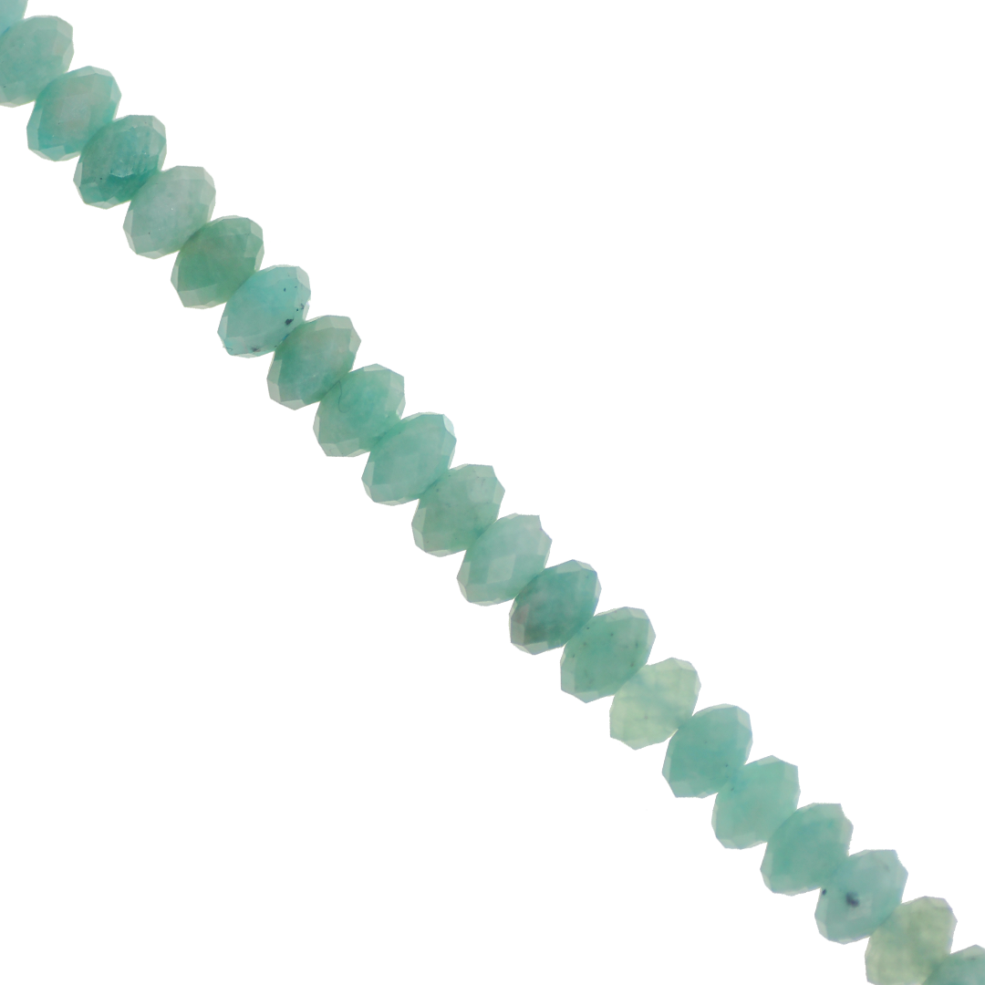 Rondelle Semi-Precious Stone, Faceted, 5mm x 3mm, Approx 105 pcs per strand - Available in Multiple Gemstones