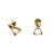 Bails, Oval Bails, Alloy, Light Gold, 13mm x 5mm, Sold Per pkg of 6 - Butterfly Beads