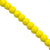 Glass Crystal, Rondelle, Yellow Opaque, 8mm X 6mm, 65 pcs per strand