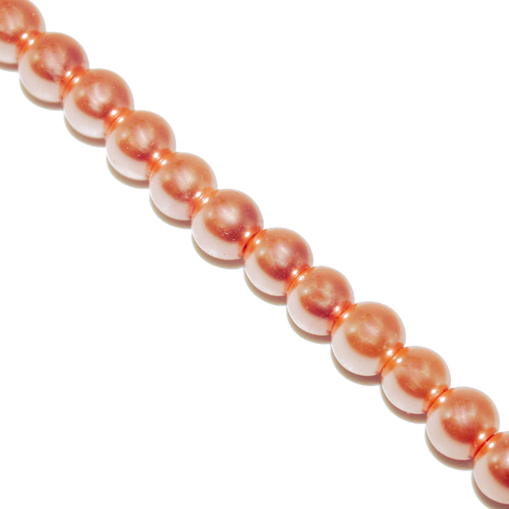 Glass Pearls, 4mm, Approx 200 pcs per strand, Available in Multiple Colours