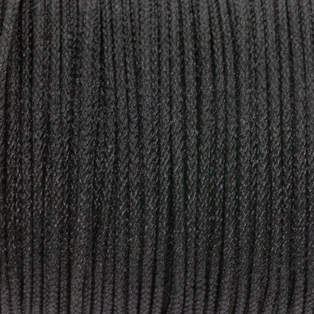 Nylon Beading Knotting Cord, Black, 1.5mm, 100 yards