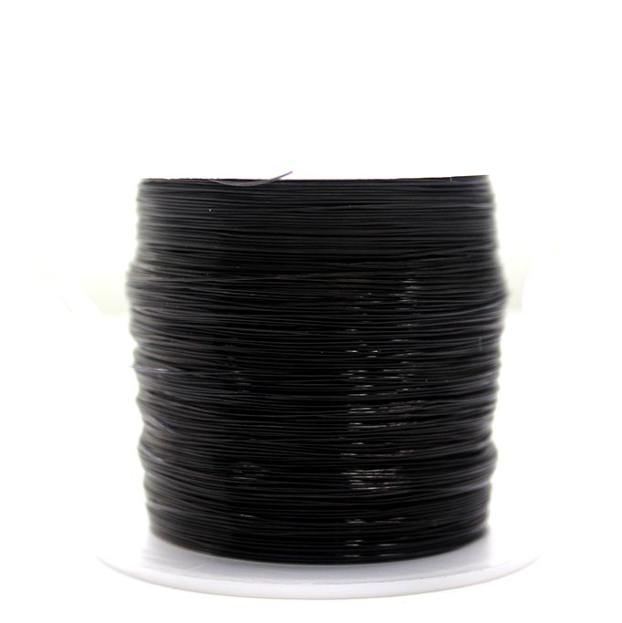 Fishing Line, Black, 0.25mm, ~ 50 yards - Butterfly Beads and Jewllery