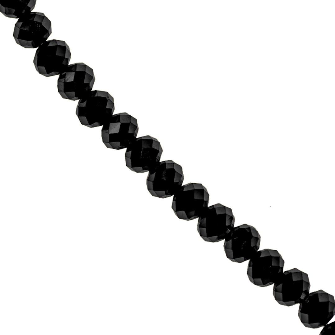 Glass Crystal Beads, Rondelle, Faceted, 4mm x 3.5mm, 105 pcs per strand, Available in Multiple Colours