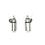 Charms, Baby Bottle, Silver, 15mm x 9mm, Sold Per pkg of 6