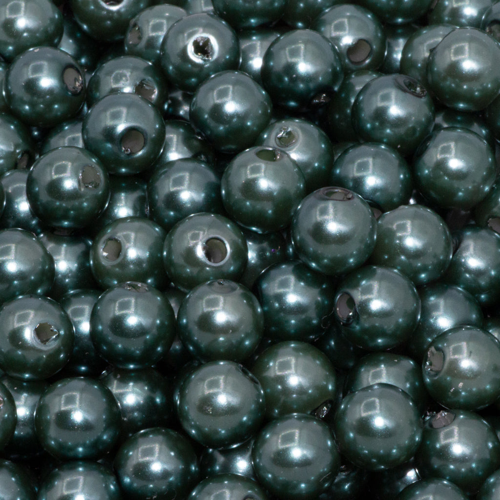 Plastic Pearl Bead Bulk Bag - Pearl Beads - Available in Multiple Colours & Sizes - 1 Bulk Bag