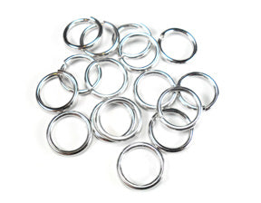 Jump Rings, HyperLynks Bright Aluminum Base Metal, 16g AWG