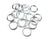 Jump Rings, HyperLynks Bright Aluminum, 18swg- Available in various sizes