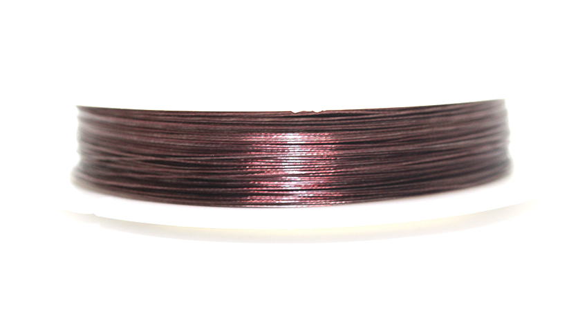 Tiger Tail, Dark Brown, 0.38mm, ~ 100 meters