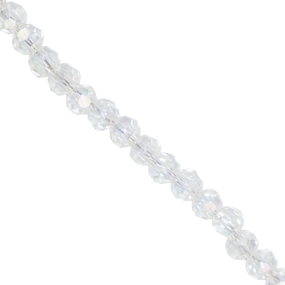 Glass Crystal Beads, Rondelle, 3.5mm, Approx 120 pcs per strand, Available in Multiple Colours  Jo