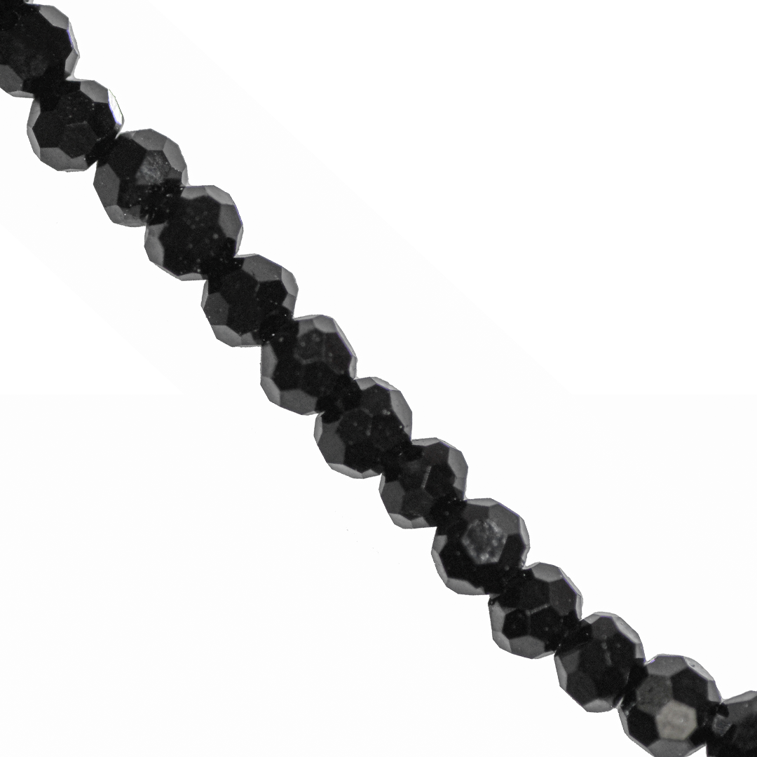 Glass Crystal Beads, Rondelle, 3.5mm, Approx 120 pcs per strand, Available in Multiple Colours  Jo