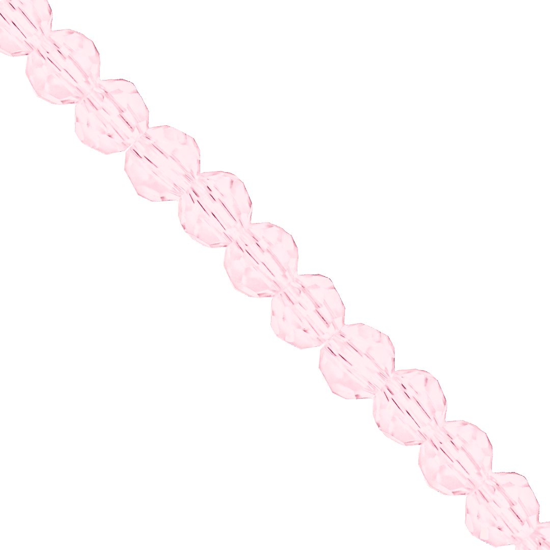 Glass Crystal Beads, Round, Faceted, 3.5mm, Approx 170 pcs per strand, Available in Multiple Colours