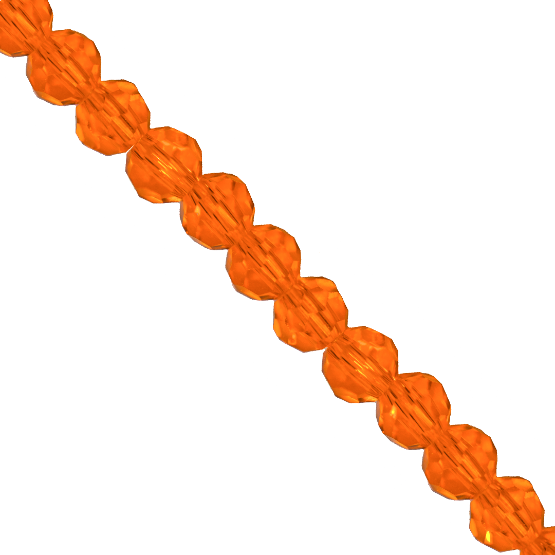 Glass Crystal Beads, Round, Faceted, 3.5mm, Approx 170 pcs per strand, Available in Multiple Colours