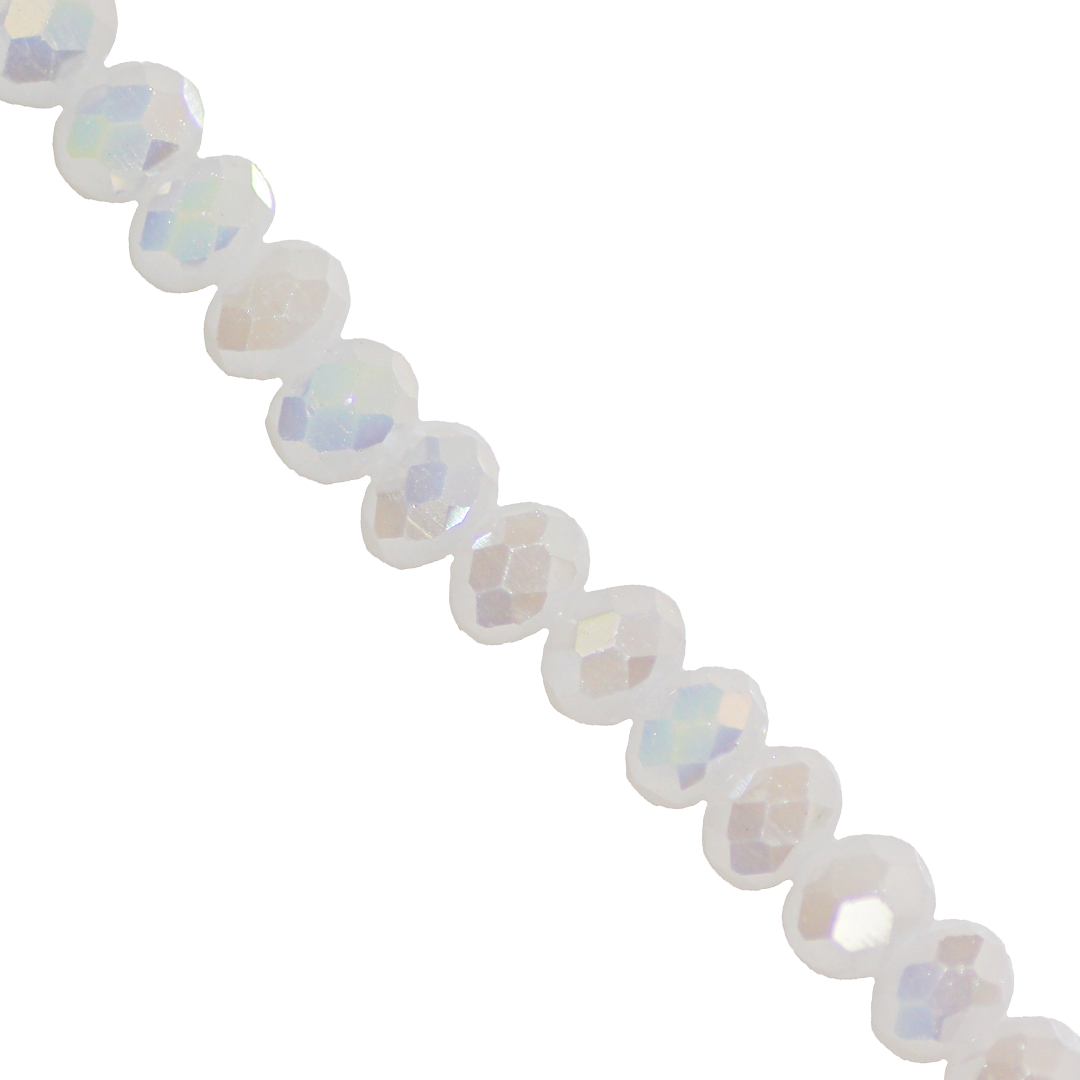 Glass Crystal Beads, Rondelle, 2.5mm, Approx 165+ pcs per strand, Available in Multiple Colours