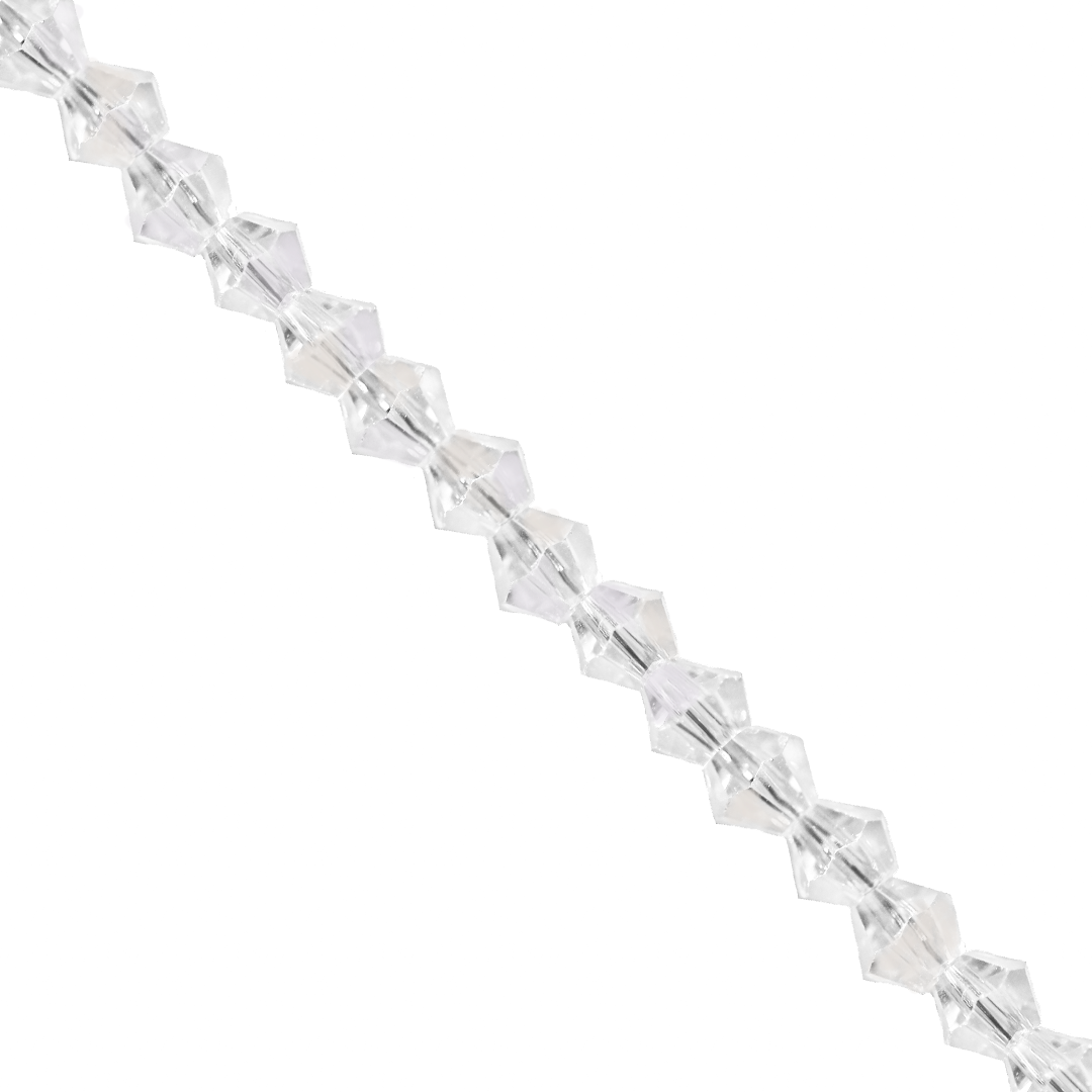 Glass Crystal Beads, Bicone, Faceted, 3mm, Approx 110 pcs per strand, Available in Multiple Colours