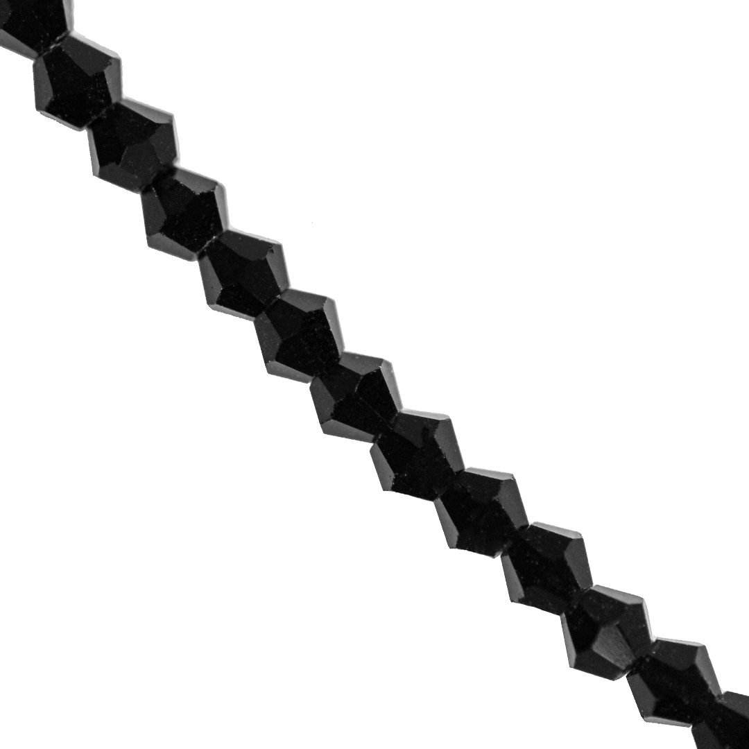 Glass Crystal Beads, Bicone, 2.5mm, Approx 150 pcs per strand, Available in Multiple Colours