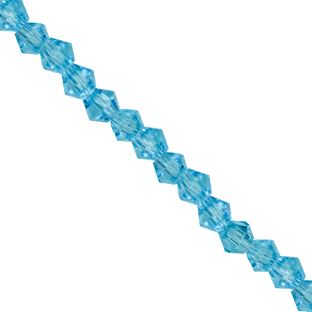 Glass Crystal Beads, Bicone, 2.5mm, Approx 150 pcs per strand, Available in Multiple Colours