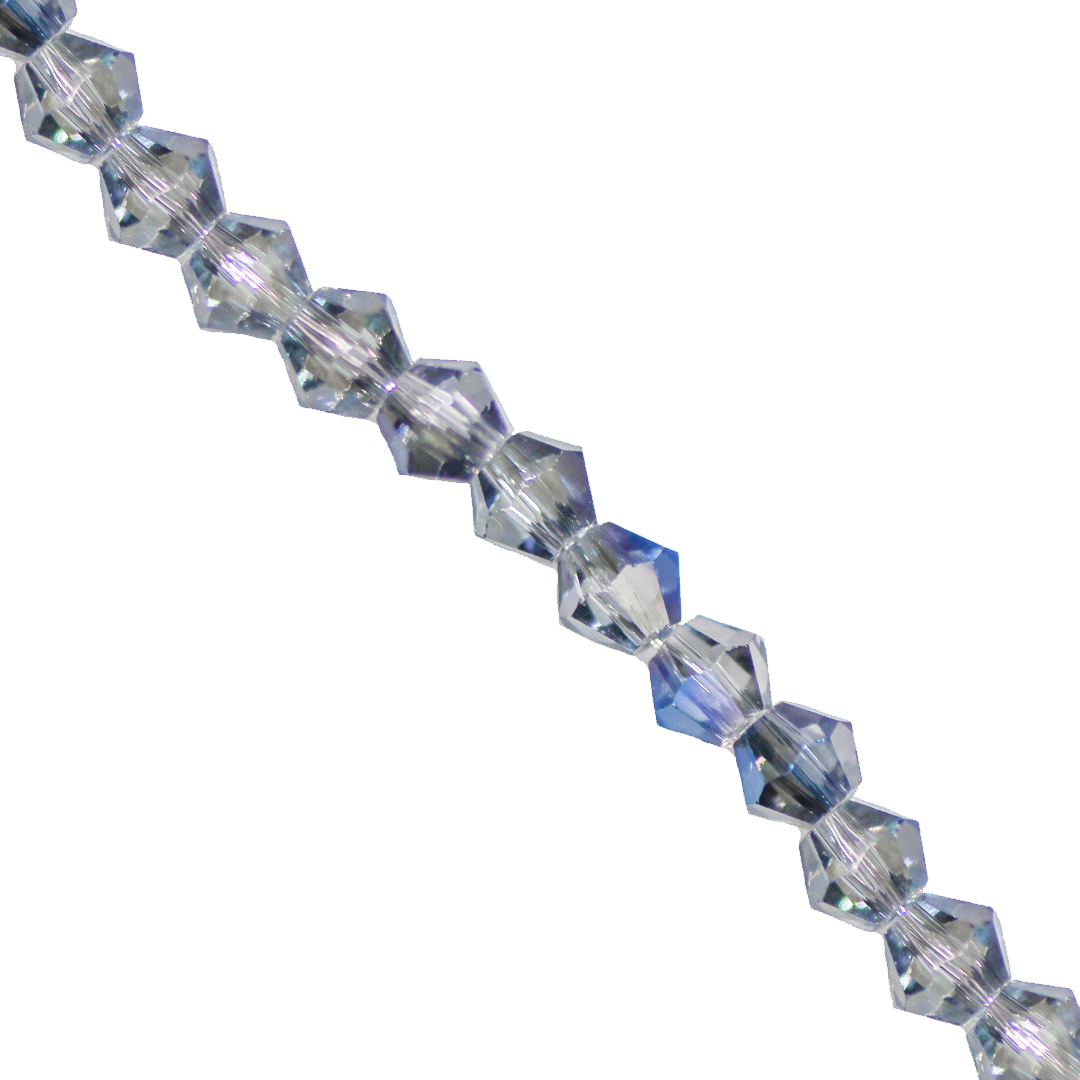 Glass Crystal Beads, Bicone, Faceted, 3mm, Approx 110 pcs per strand, Available in Multiple Colours