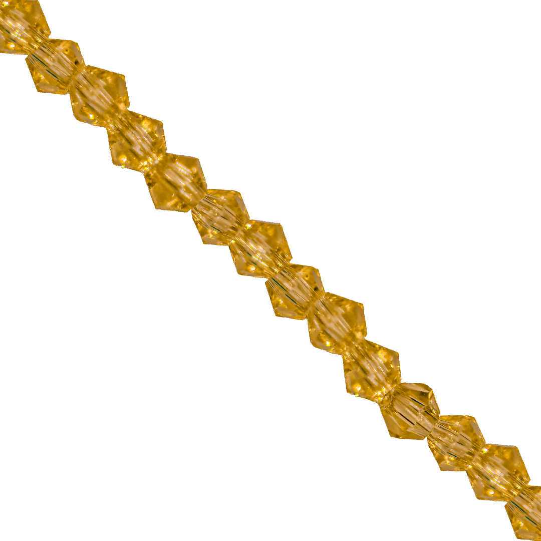 Glass Crystal Beads, Bicone, 2.5mm, Approx 150 pcs per strand, Available in Multiple Colours