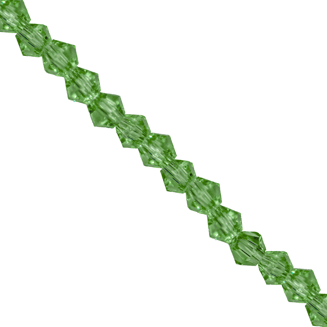 Glass Crystal Beads, Bicone, Faceted, 3mm, Approx 110 pcs per strand, Available in Multiple Colours