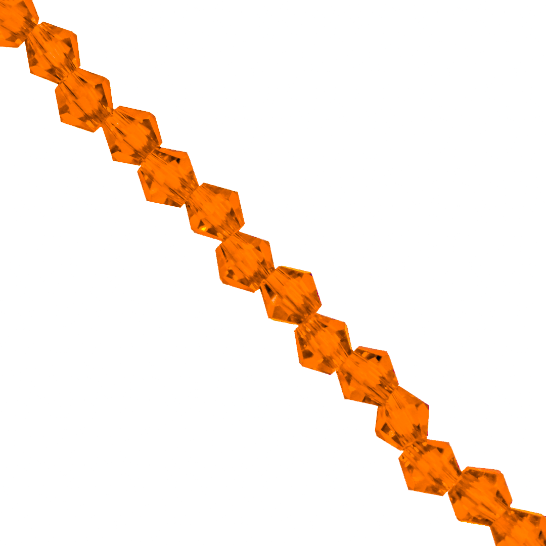 Glass Crystal Beads, Bicone, 2.5mm, Approx 150 pcs per strand, Available in Multiple Colours