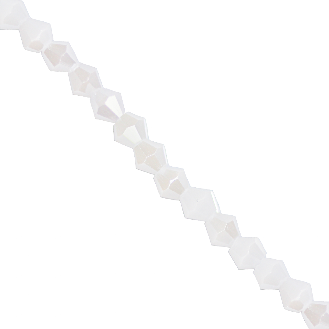Glass Crystal Beads, Bicone, Faceted, 3mm, Approx 110 pcs per strand, Available in Multiple Colours