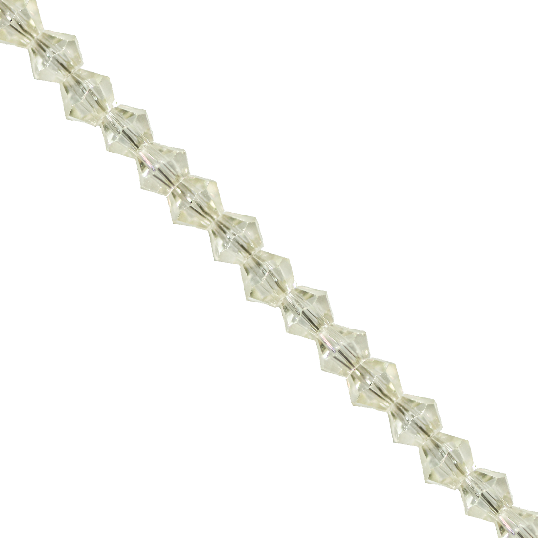 Glass Crystal Beads, Bicone, Faceted, 3mm, Approx 110 pcs per strand, Available in Multiple Colours