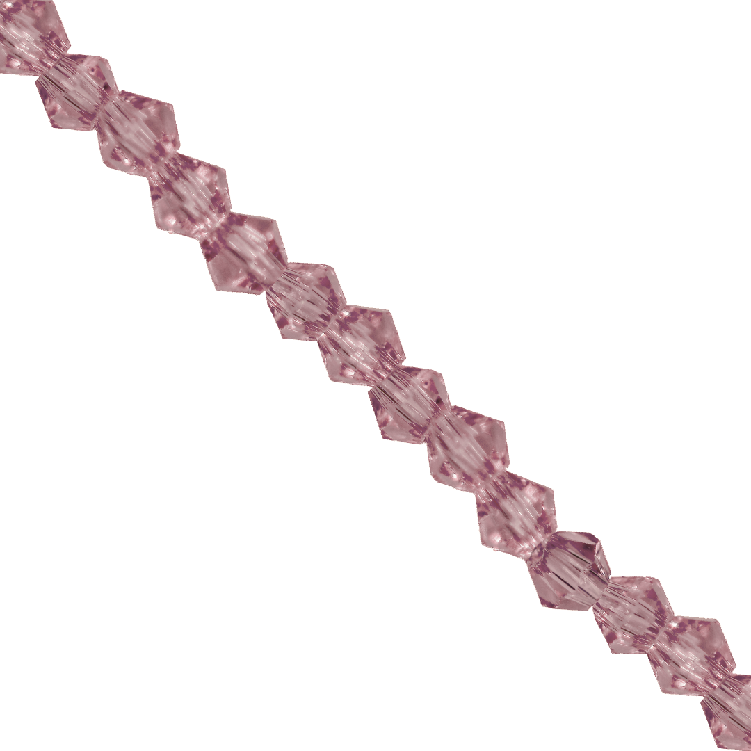 Glass Crystal Beads, Bicone, Faceted, 3mm, Approx 110 pcs per strand, Available in Multiple Colours