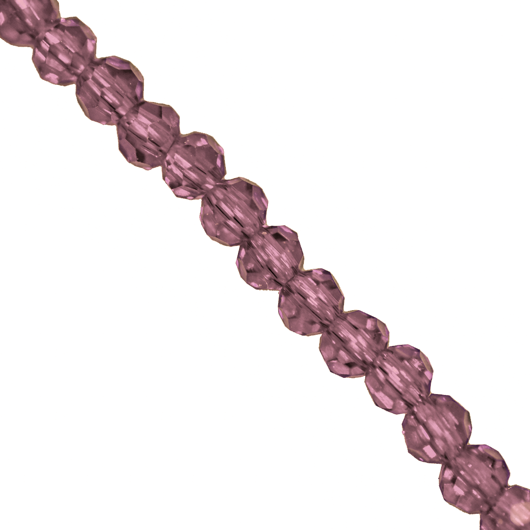 Glass Crystal Beads, Rondelle, 3.5mm, Approx 120 pcs per strand, Available in Multiple Colours  Jo