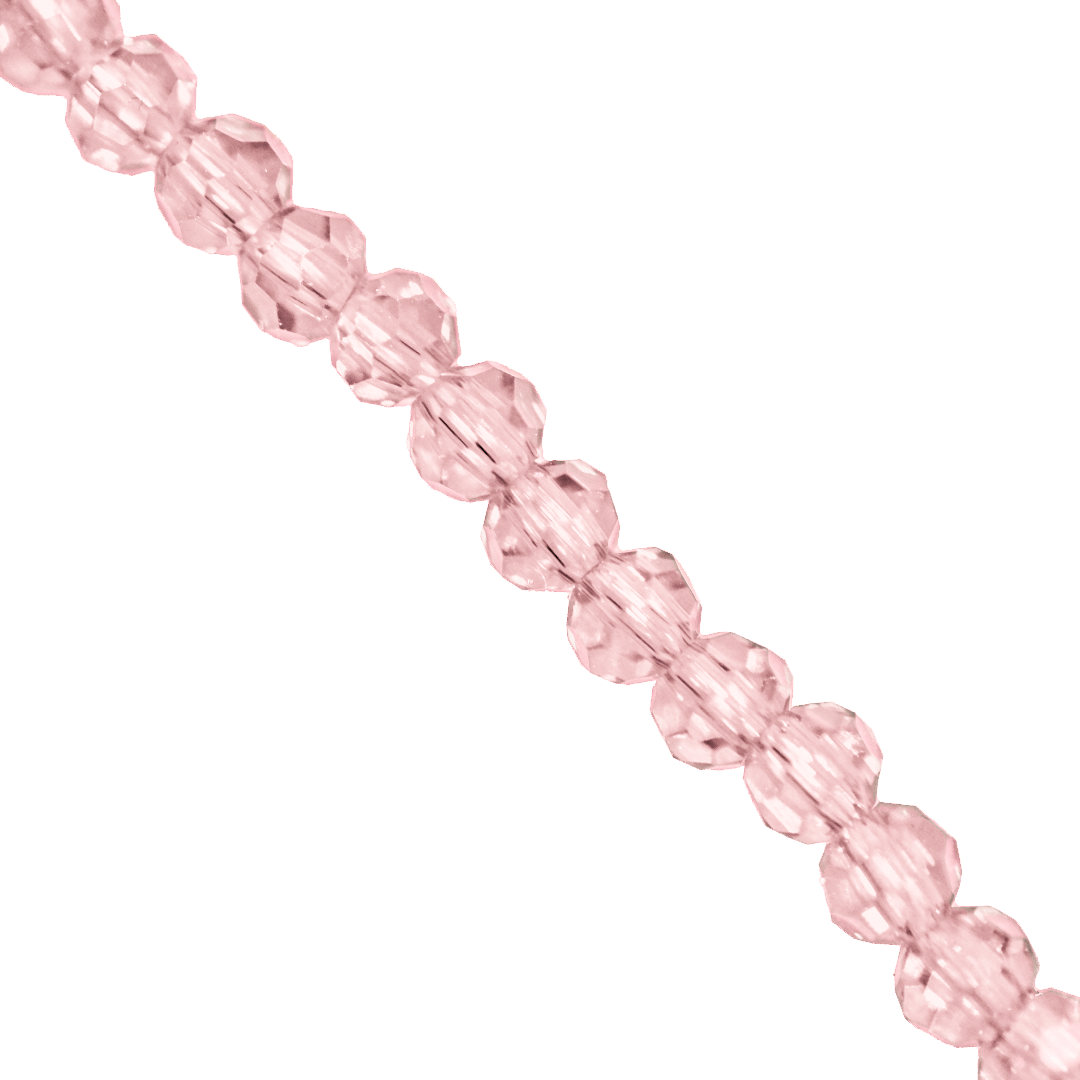 Glass Crystal Beads, Rondelle, 3.5mm, Approx 120 pcs per strand, Available in Multiple Colours  Jo