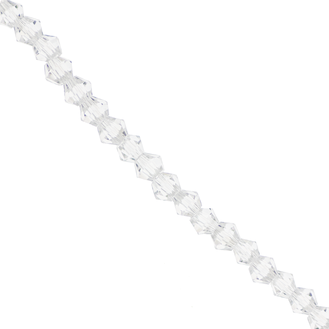 Glass Crystal Beads, Bicone, Faceted, 3mm, Approx 110 pcs per strand, Available in Multiple Colours