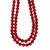 Red Coral, Semi-Precious Stone, 5mm, 66 pcs per strand