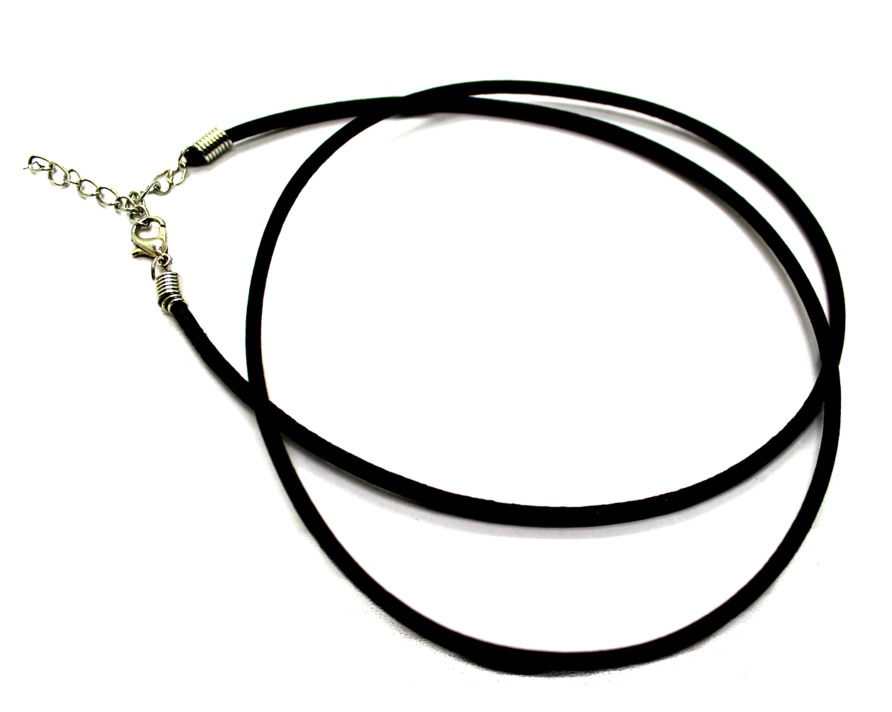 Cord, Leather Cord Necklace, Black,18 inches L, Available in 2mm