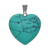 Heart Shaped Stone Pendant, 25mm x 25mm, Available in Multiple Semi-Precious Stones - 1 pc
