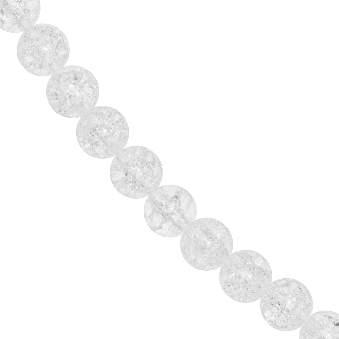 Marble Style Glass Beads, Cracked, Available in Multiple Colours and Sizes