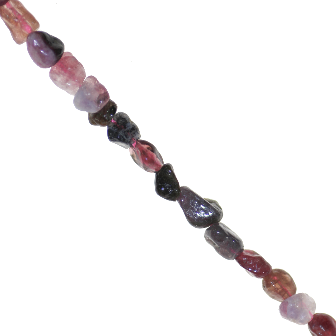 Chipped Tourmaline, Semi-Precious Stone, 4-6mm x 4-6mm, Approx. 70 pcs per strand