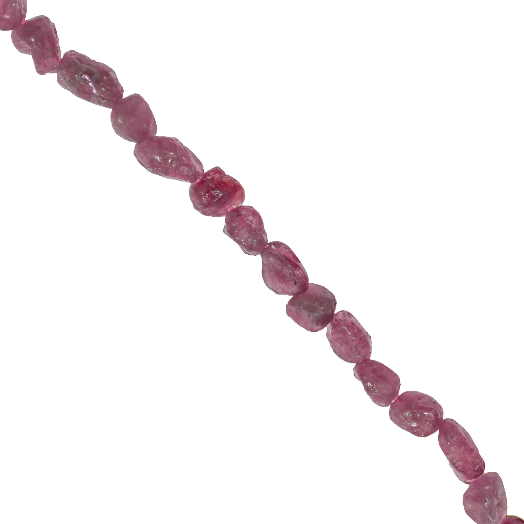 Chipped Pink Tourmaline, Semi-Precious Stone, 4-6mm x 4-6mm, Approx. 75 pcs per strand