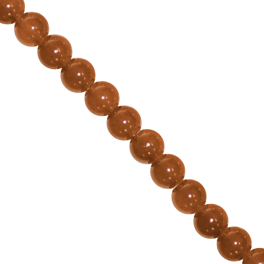 Glass Beads, 6mm, Approx 135 pcs per strand, Available in Multiple Colours