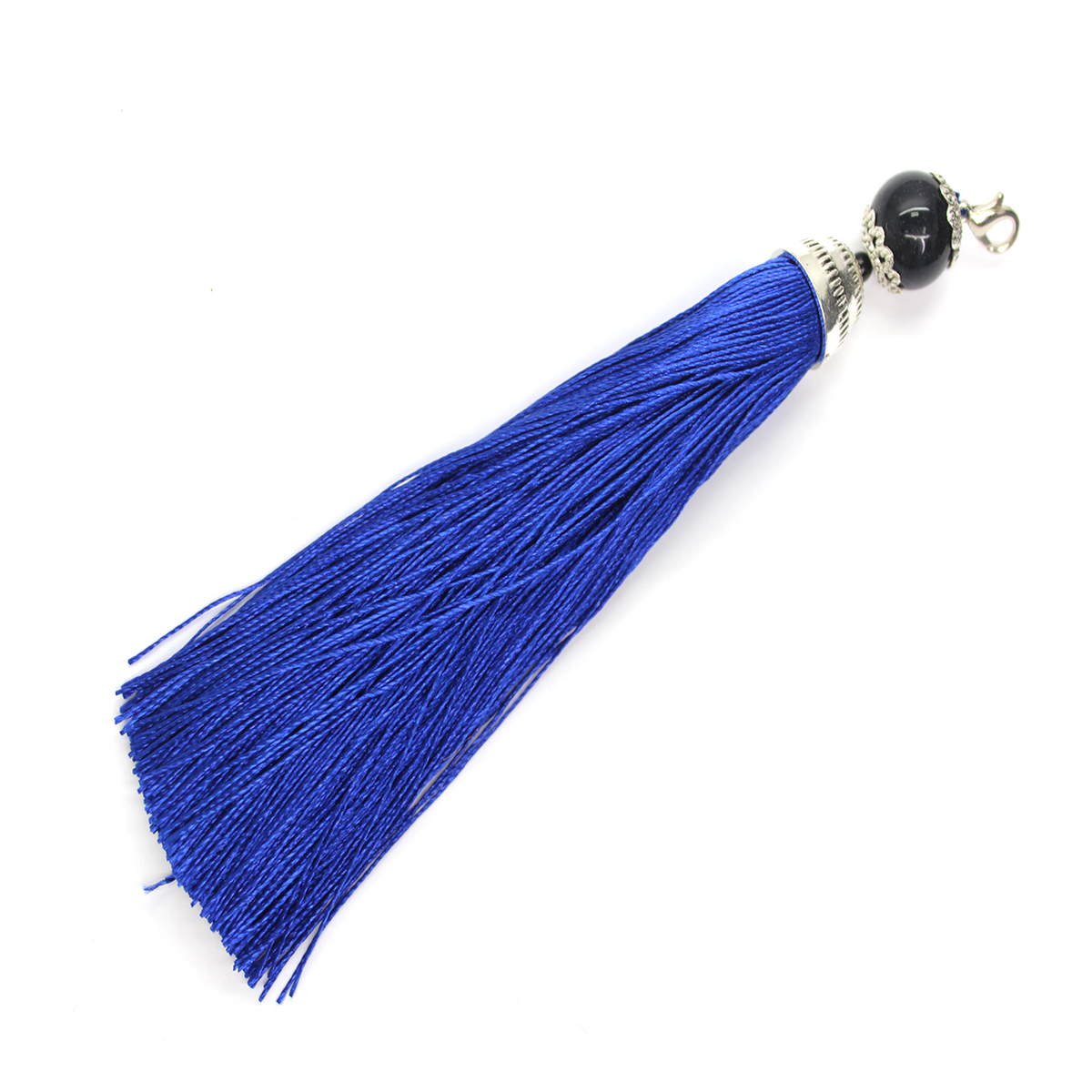 Tassels, Silk Fringe thread with Lobster Clasp, 6 inch, 1pc, Available in 13 colors