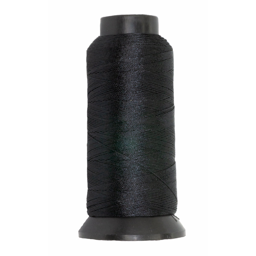 Polyester Beading Thread, China, Black, approx. 110+ yards, Available in 4 different sizes