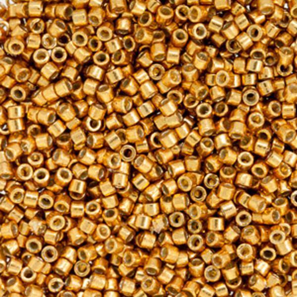 Miyuki Delica 11/0 - Duracoat Galvanized Dark Gold-DB00-1833V - Butterfly Beads