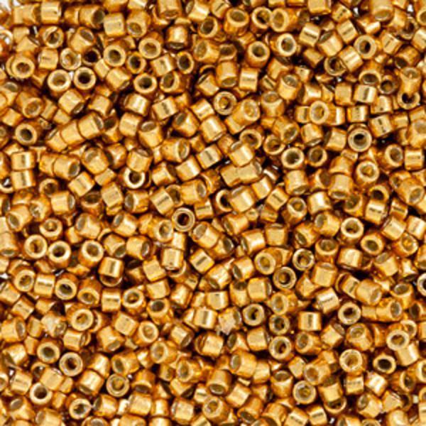 Miyuki Delica 11/0 - Duracoat Galvanized Dark Gold-DB00-1833V - Butterfly Beads